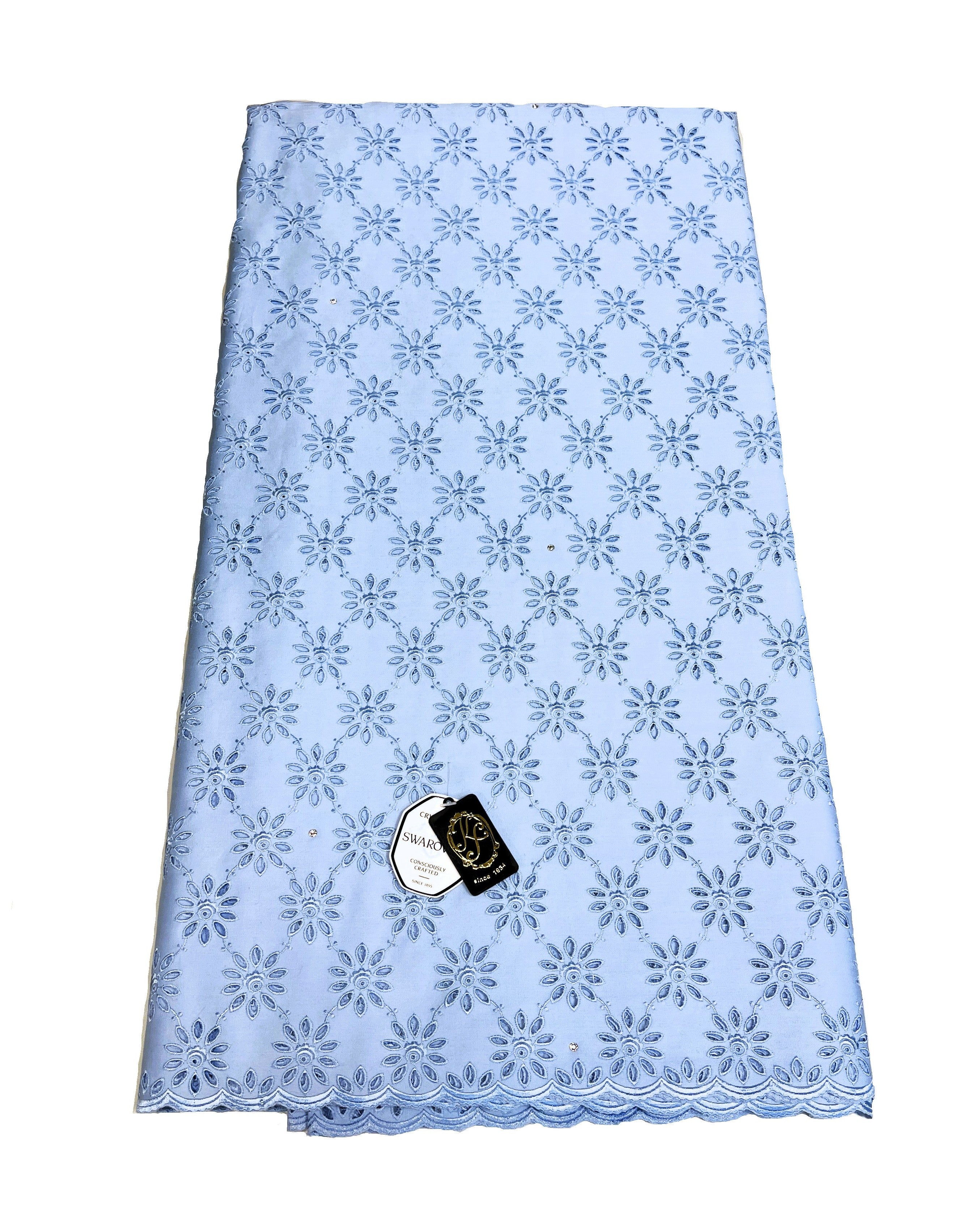 7982 Swiss Cotton Voile w/Swarovski
