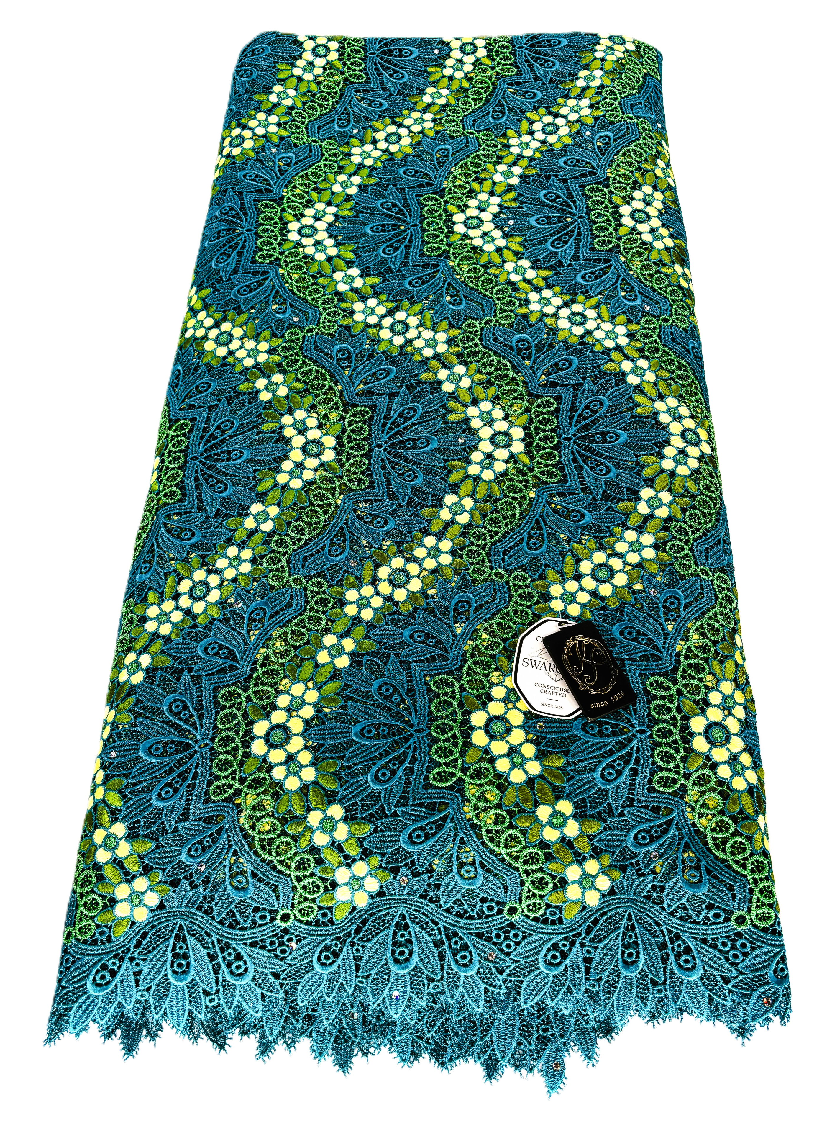 8045 - Swiss Guipure Lace w/Swarovski
