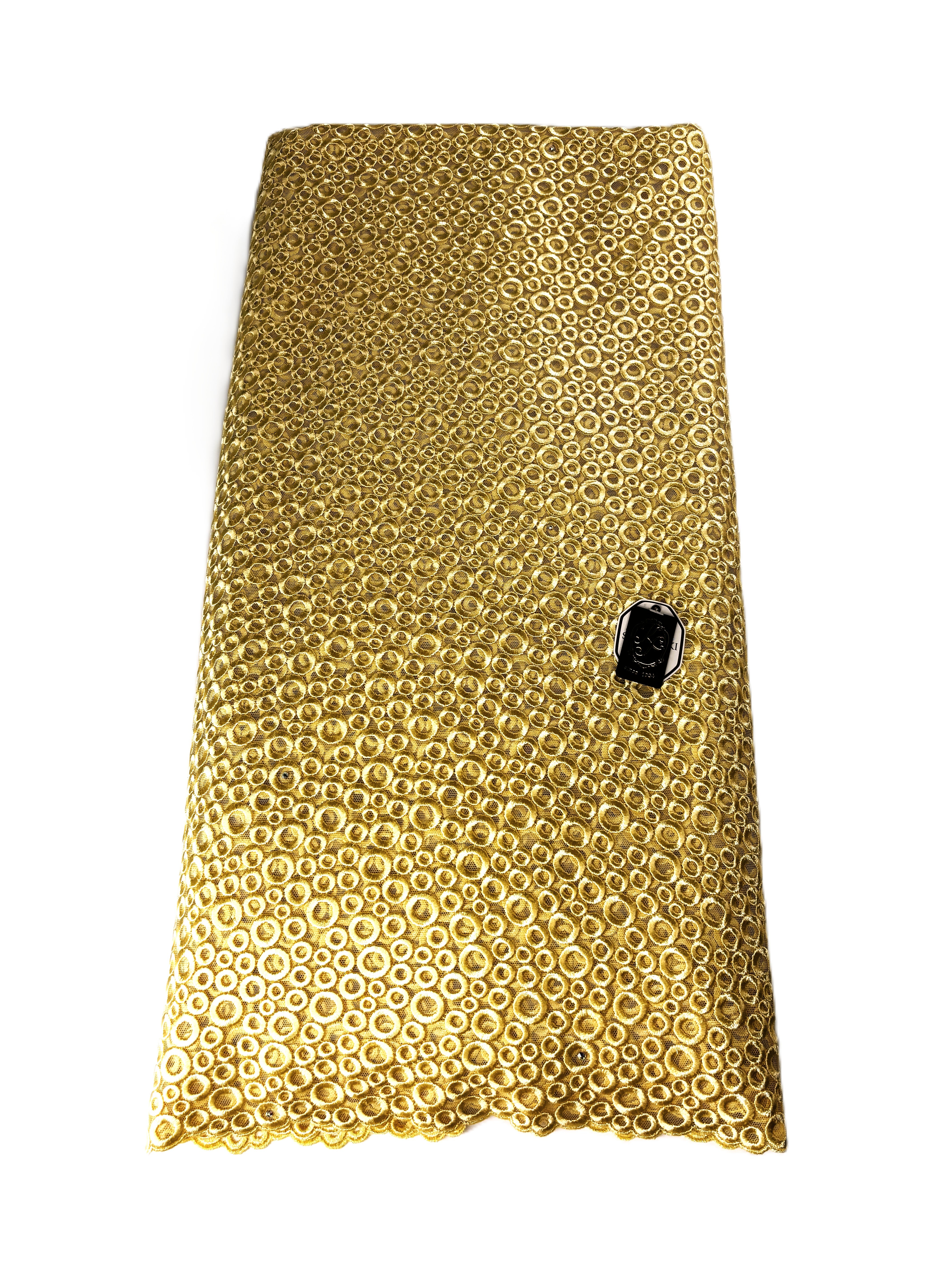 32284 Swiss Full Net Tulle Guipure w/Swarovski
