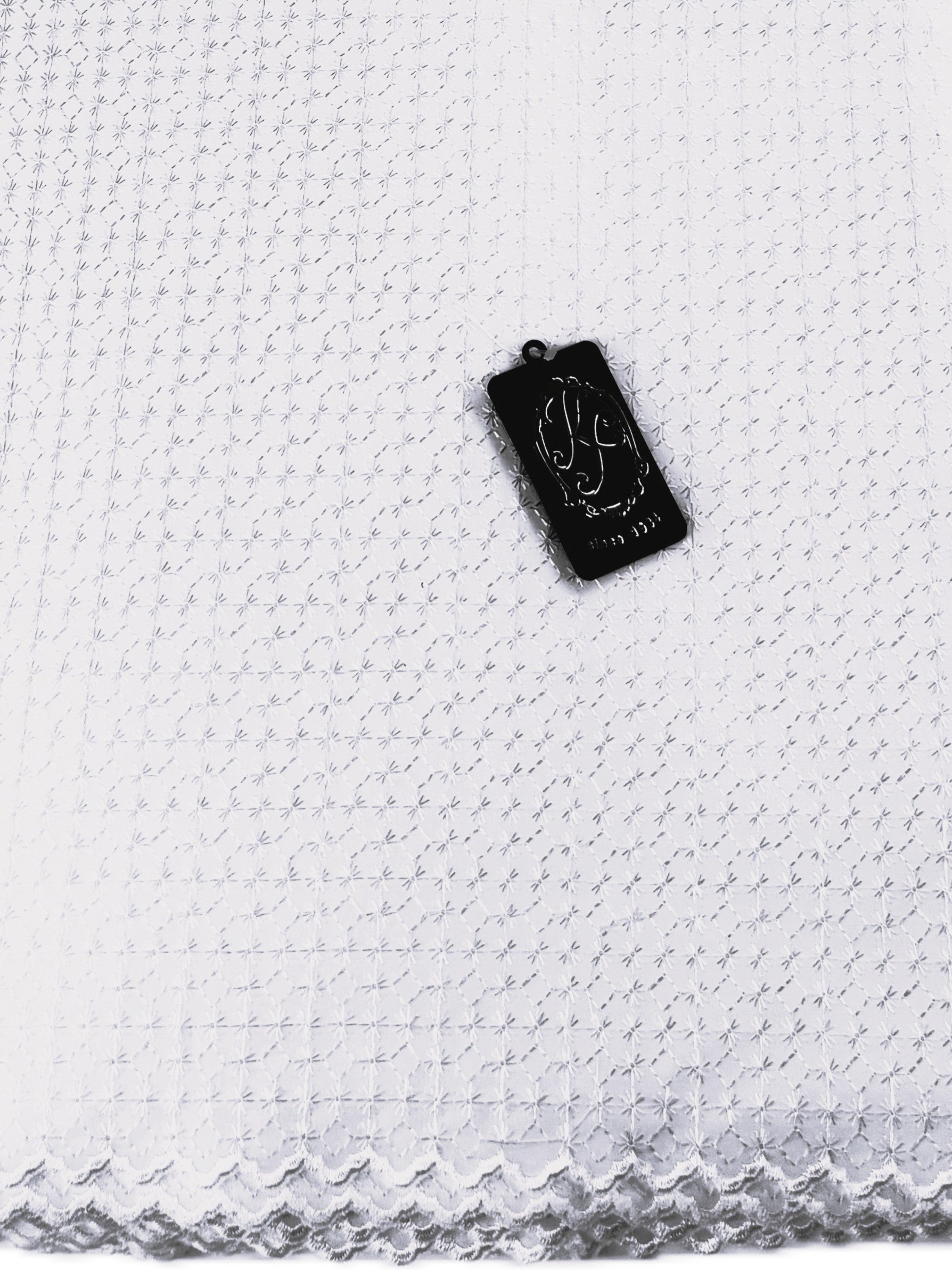 3142 Swiss Polish Cotton with Embroidery