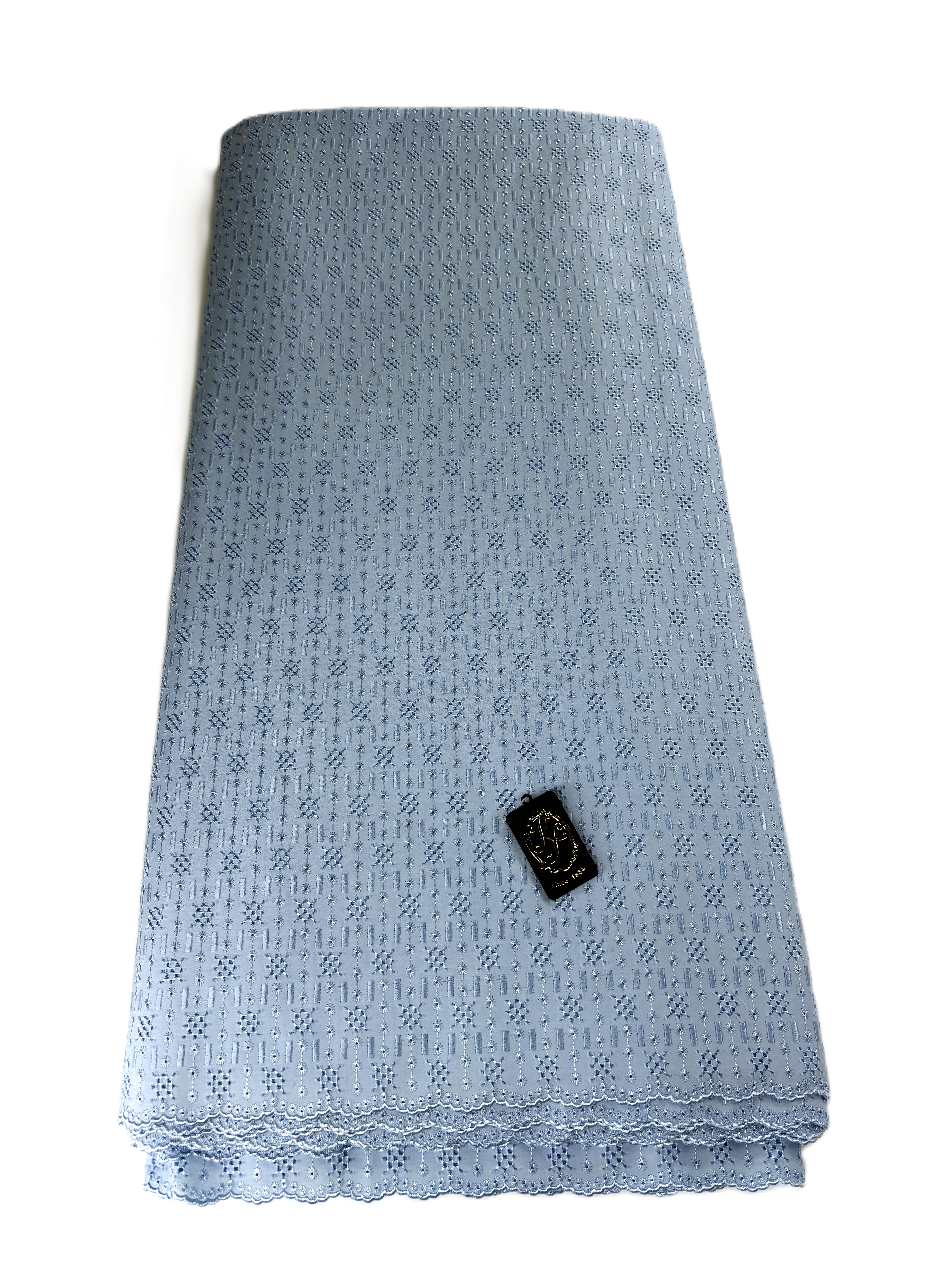 8168a Swiss Polish Cotton with Embroidery