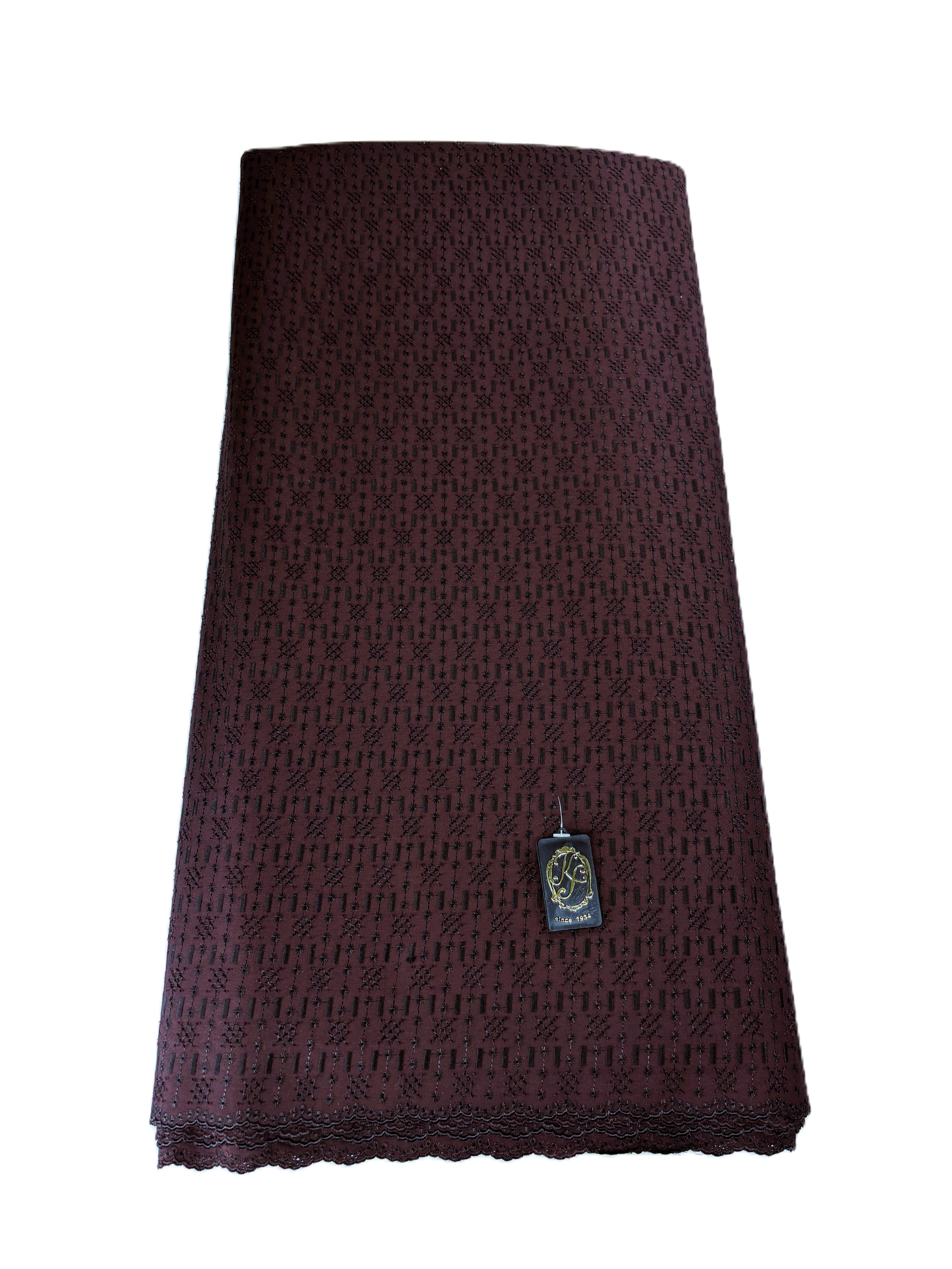 8168a Swiss Polish Cotton with Embroidery
