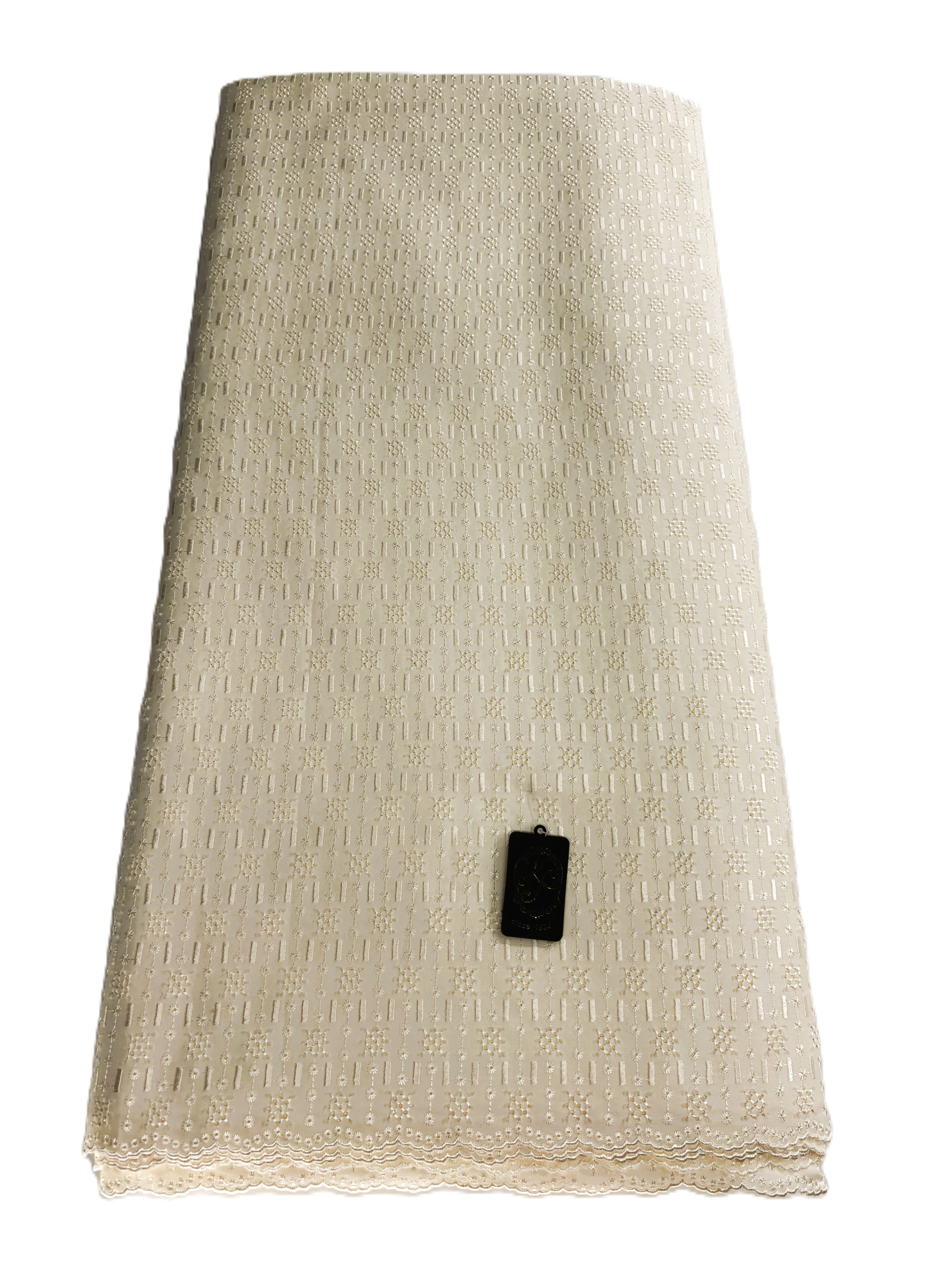 8168a Swiss Polish Cotton with Embroidery