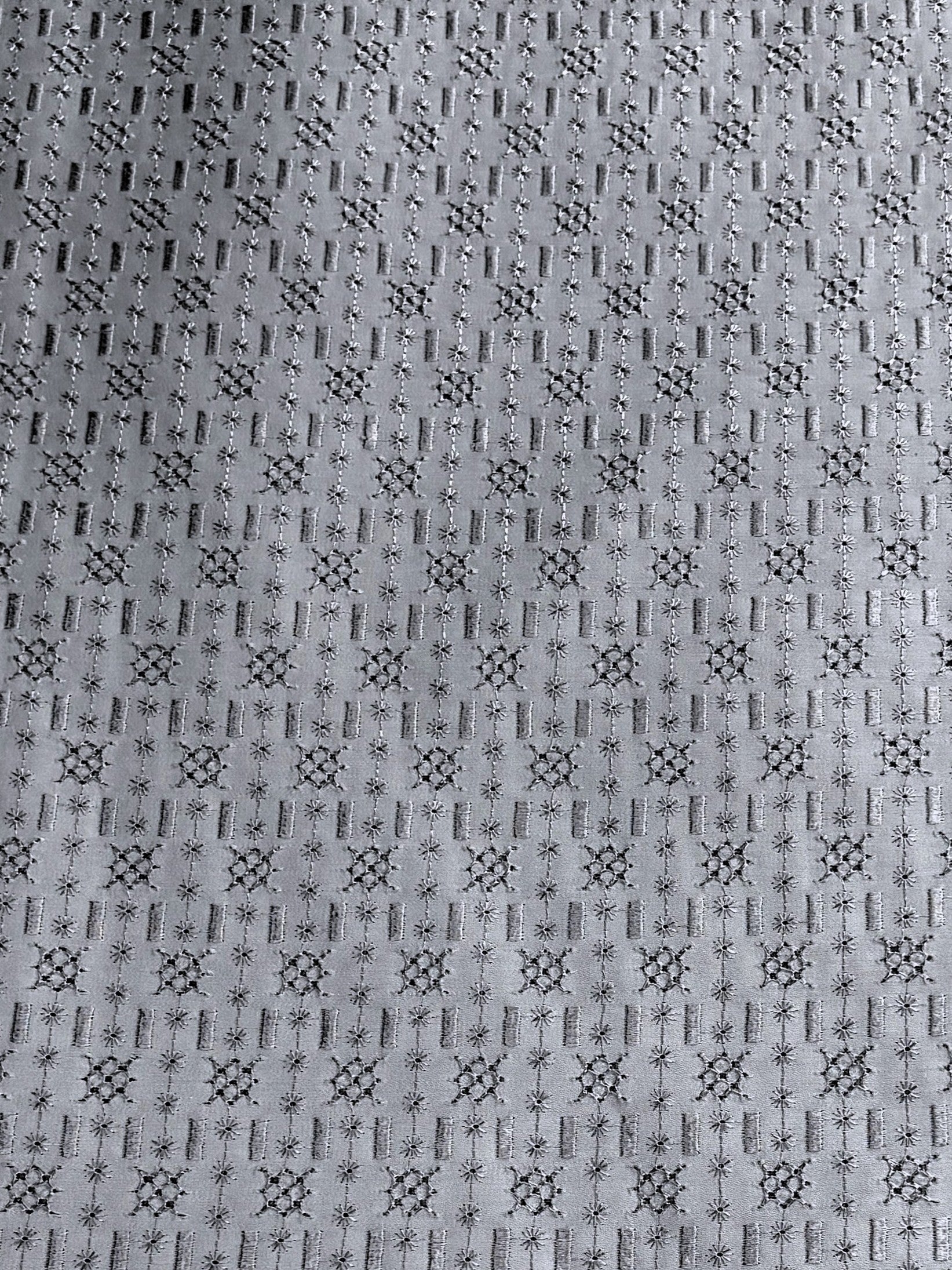 8168a Swiss Polish Cotton with Embroidery