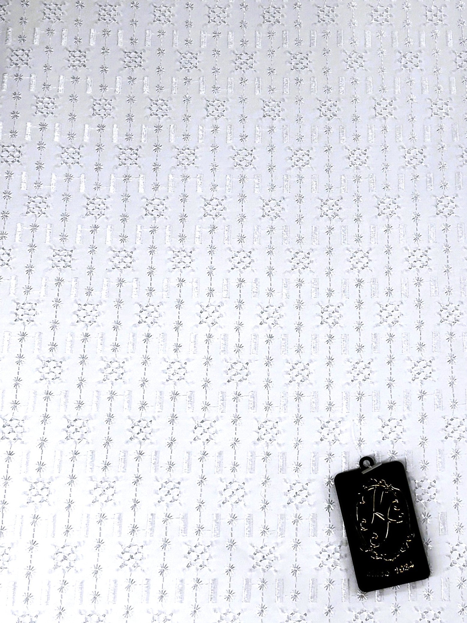 8168a Swiss Polish Cotton with Embroidery