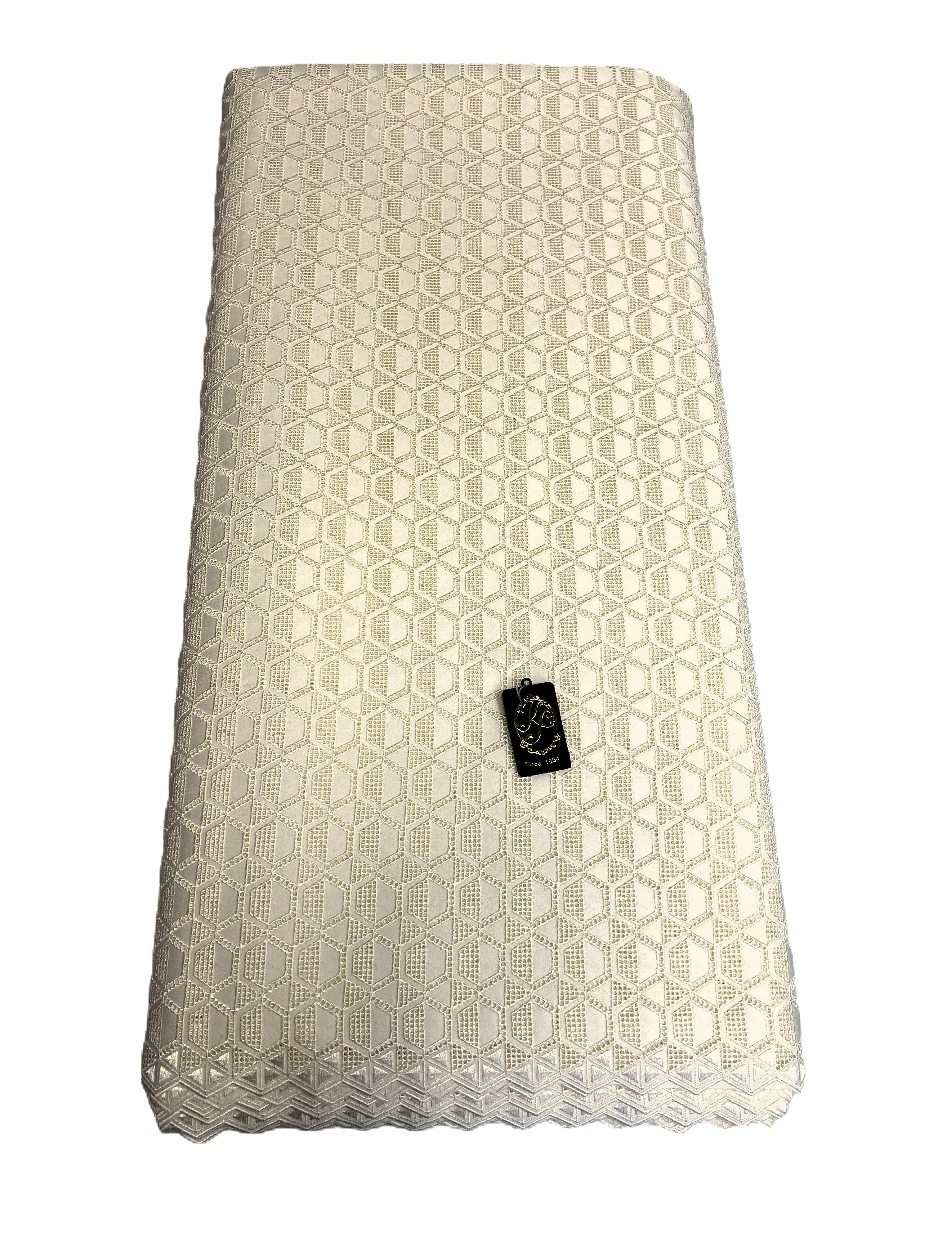 8133 Swiss Polish Cotton with Embroidery